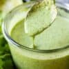 Homemade green sauce