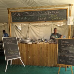 Our first market set-up #humblebeginnings
